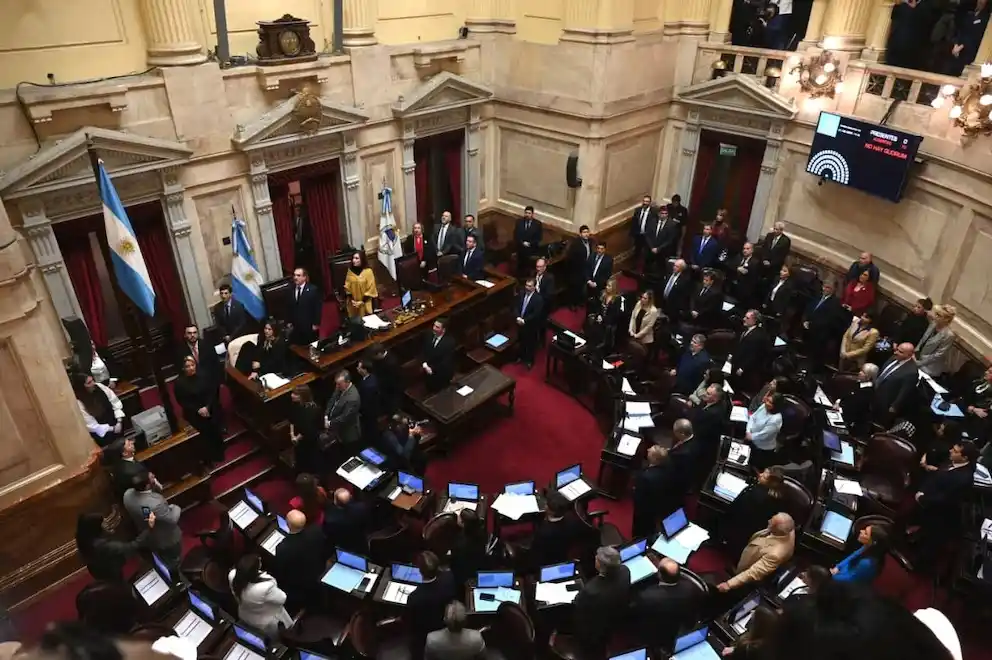 El pleno del Senado durante la sesión de este jueves