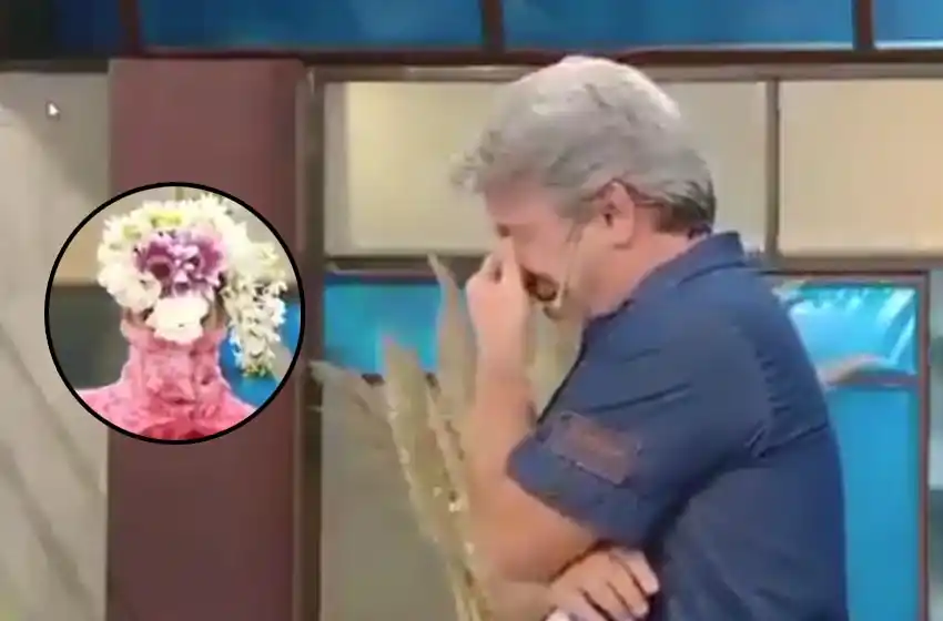 El desopilante ataque de risa de Pachu Peña a la hora de defender su diseño en Corte y Confección