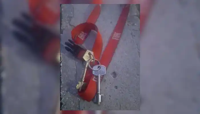 Llaves encontradas en las barrancas