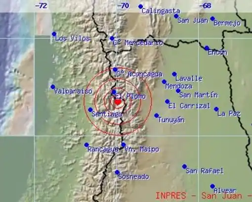 Un sismo de 6,2 grados sacudió las provincias de San Luis y Mendoza