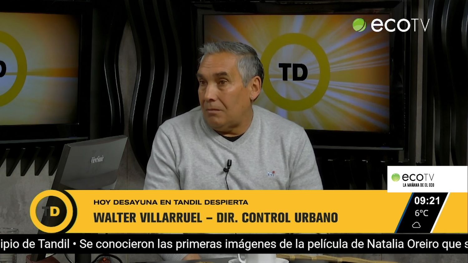 Walter Villarruel, director de Control Vehicular de Tandil.