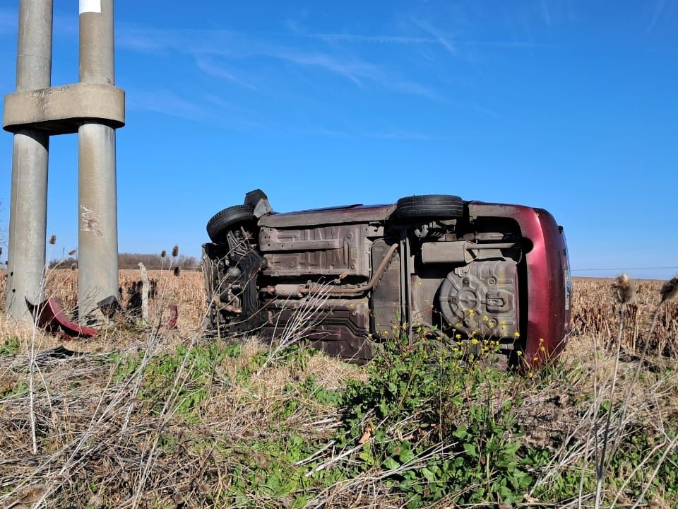 Vuelco en Ruta 12 camio a Galarza