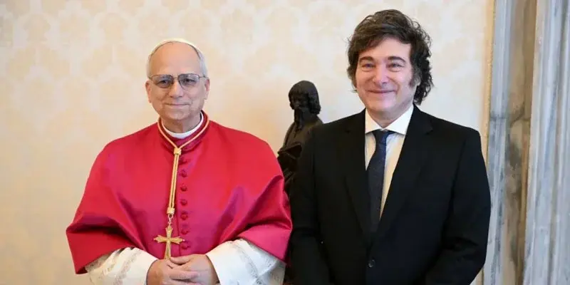 “Alegría enorme”: la reacción de Milei tras la confirmación de la visita del Papa