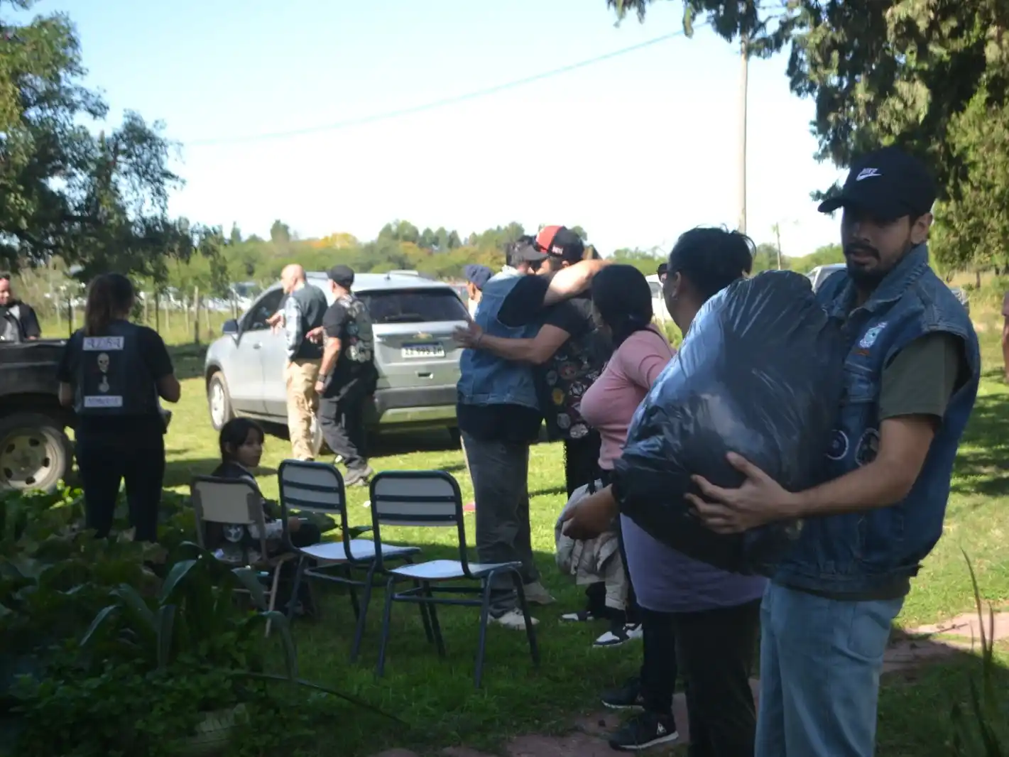 Gran jornada solidaria de moteros en escuelas rurales de Gualeguay
