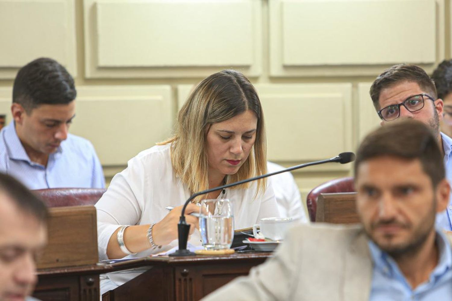 Compromiso de Georgina Orciani con las instituciones educativas.