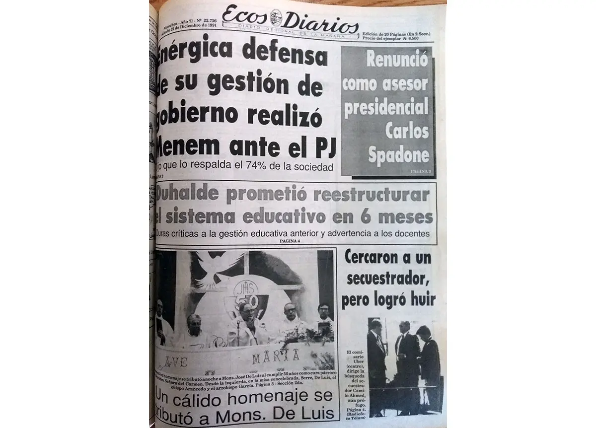 Sábado 21 de diciembre de 1991