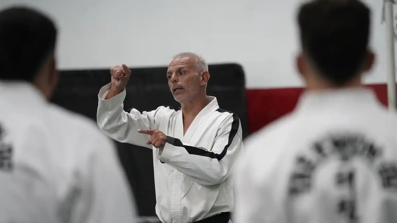 Capacitación de taekwondo de Aníbal Fernández 5