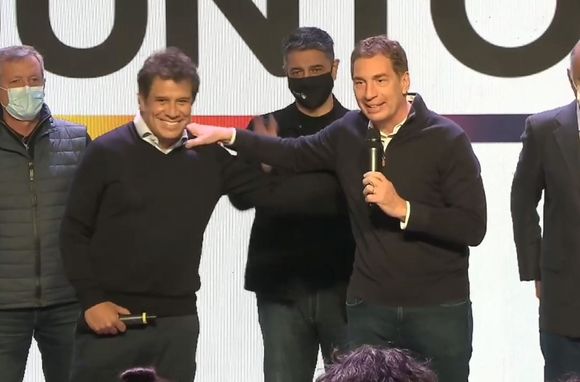 Santilli y Manes incrementan sus actos juntos en los últimos diez días de campaña
