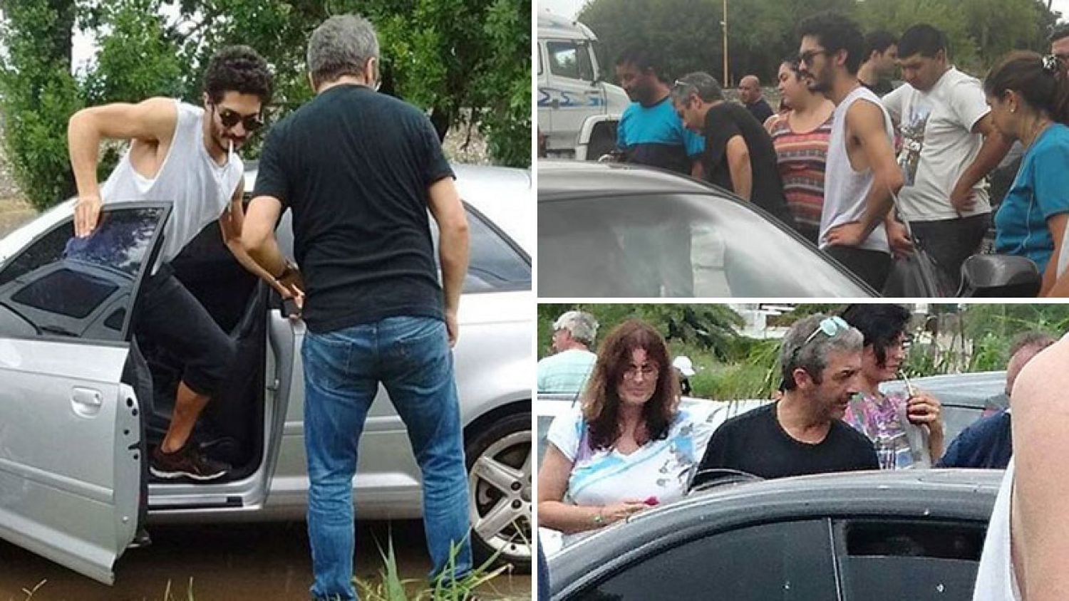 Ricardo Darín y el Chino, varados en una ruta de Santa Fe 