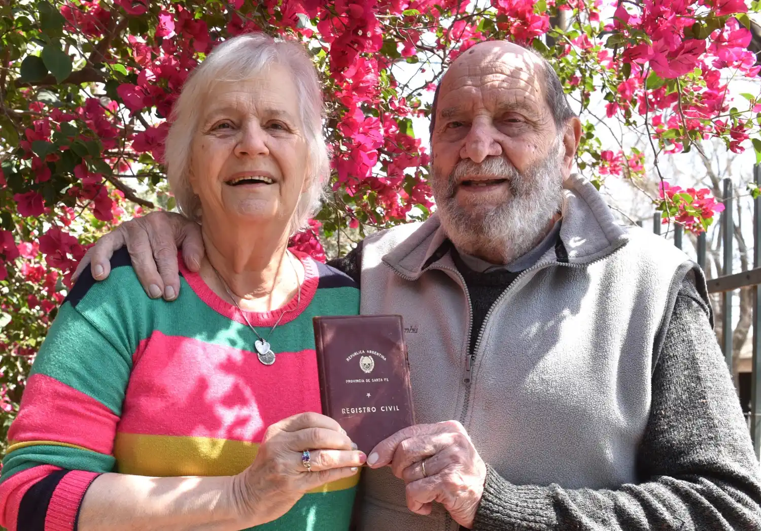 Laly y Roberto, una historia de amor que cumplió 64 años.