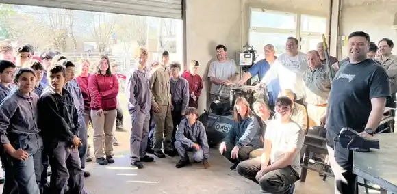 Escuelas técnicas del departamento Colón recibieron la donación de compresores industriales