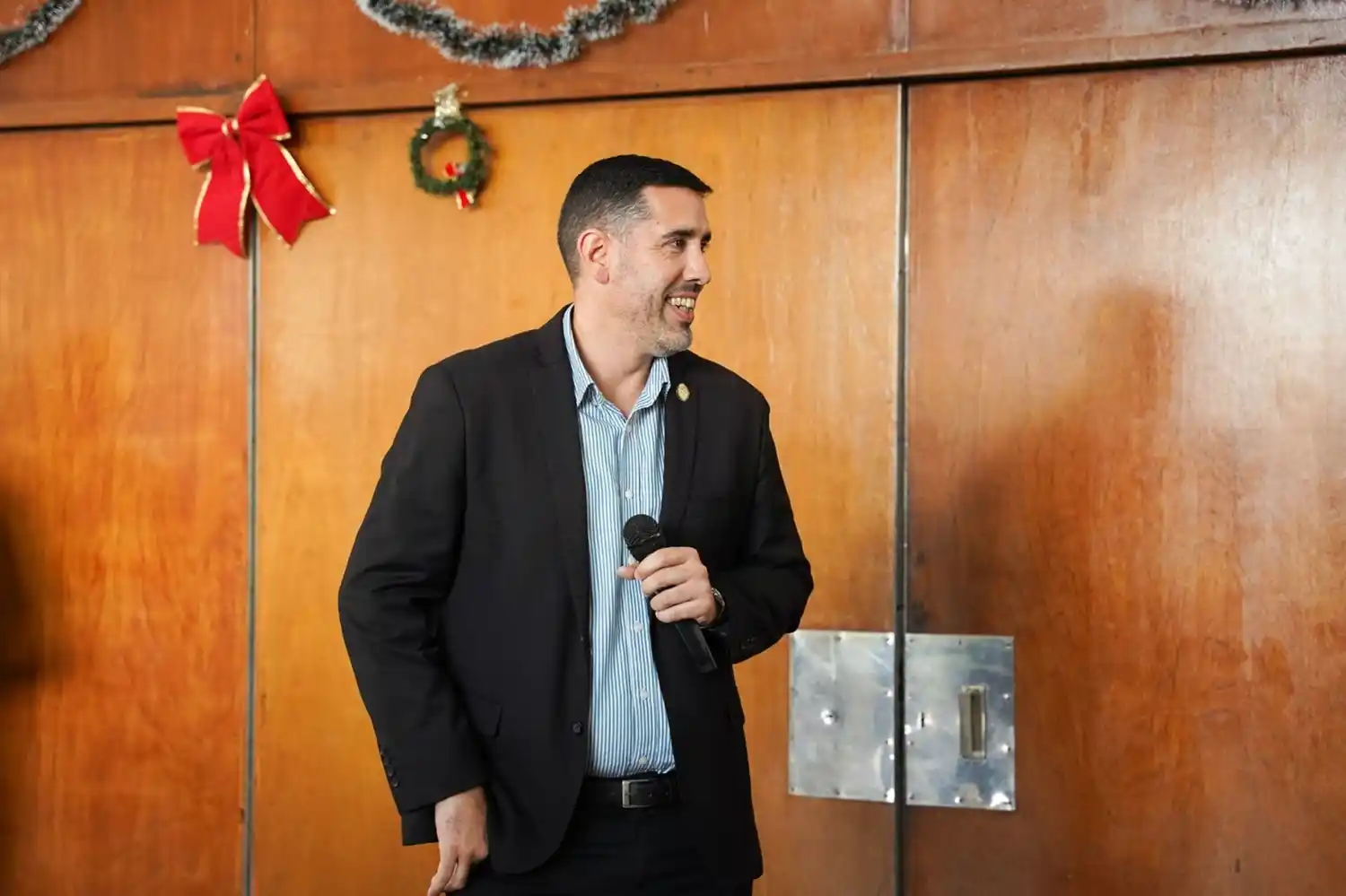 El nuevo presidente del CGE se presentó ante el personal y convocó al trabajo colectivo