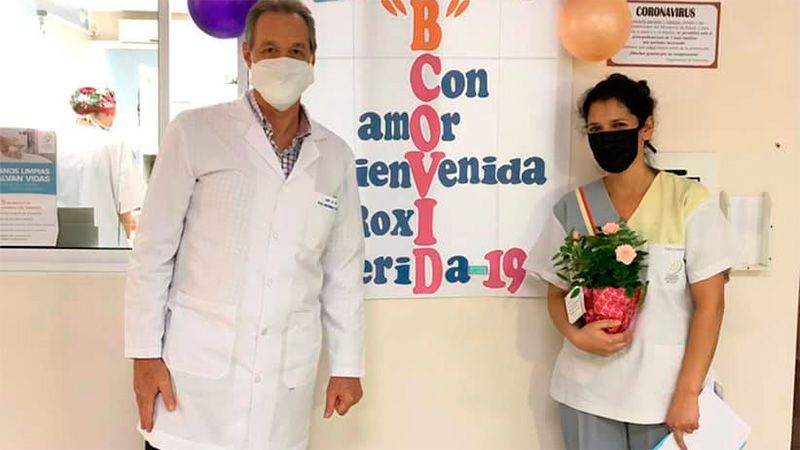 La emoción de la enfermera entrerriana que se recuperó de Covid-19 y volvió a trabajar