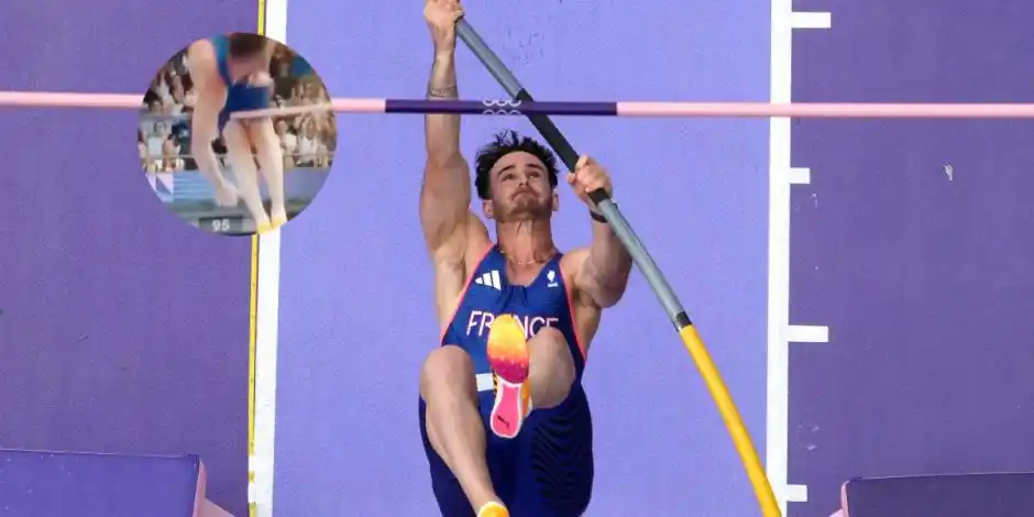 El local, Anthony Ammirati, hizo su intento de traspasar la línea de los 5,7 metros pero quedó en la historia...