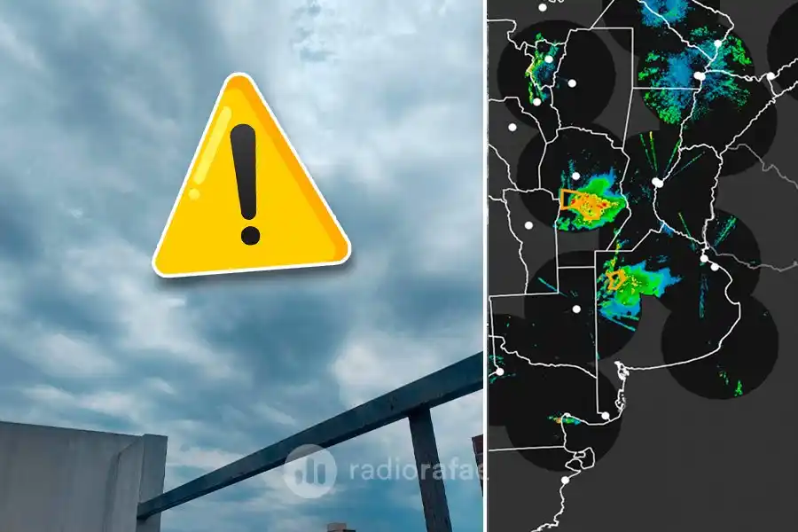 Alerta amarilla en Rafaela y la región: se esperan tormentas para el fin de semana