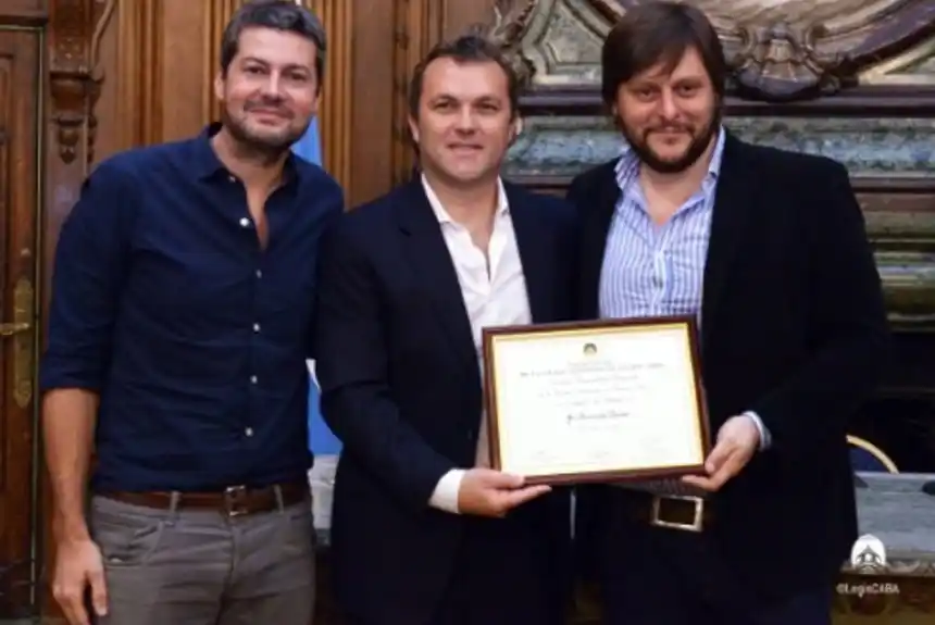 Romeo fue distinguido en la Legislatura porteña