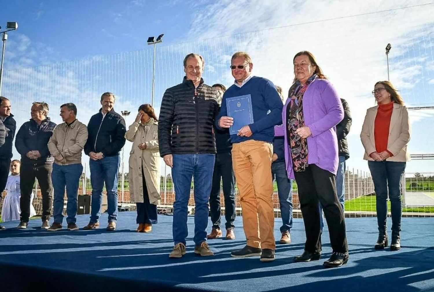 Inauguraron obras en Aldea San Antonio y anunciaron el asfaltado del acceso a Aldea San Juan