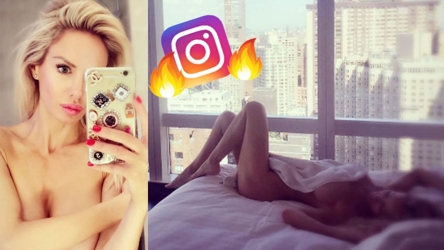 La foto hot de Luciana Salazar desde Nueva York, desnuda en la cama