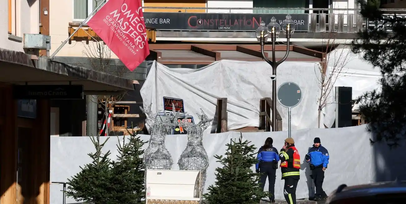 El incendio ocurrió en el bar Le Constellation durante la fiesta de Año Nuevo. Foto: Reuters