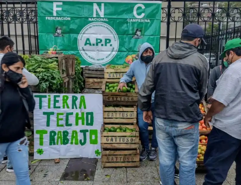 "Verdurazo” de pequeños productores en Mar del Plata: Reclaman precios justos y menos intermediarios