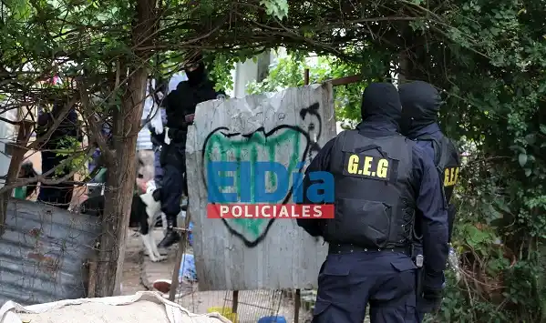 En la vivienda allanada ayer la droga era vendida por menores 