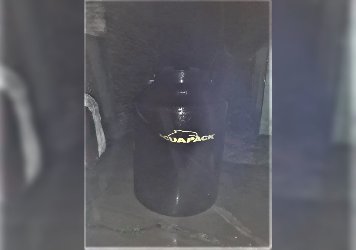 Tormenta: salió al patio y había un tanque de agua que voló de algún techo