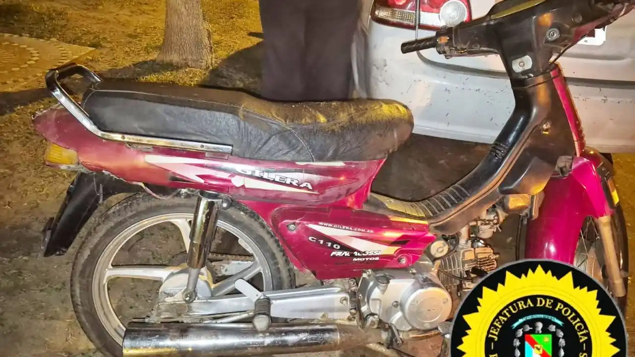 Secuestran una motocicleta con pedido vigente de captura