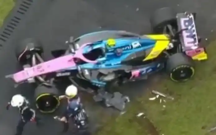 Despistó Franco Colapinto y abandonó la carrera Sprint: “No entiendo bien por qué perdí el auto”