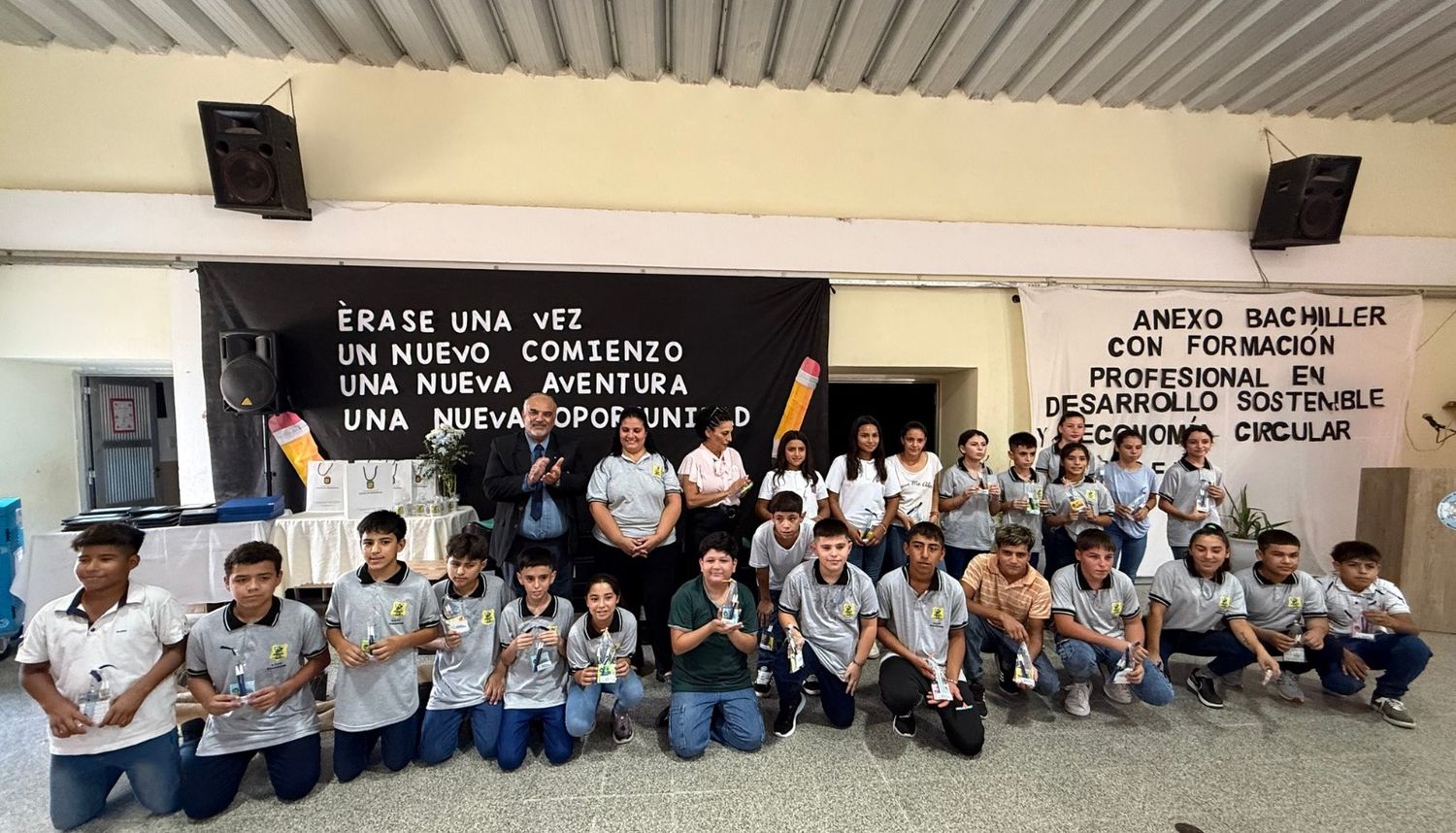 La nueva modalidad del nivel secundario funcionará como anexo en la Escuela Primaria Doña Anita Giaveno de Sacavio