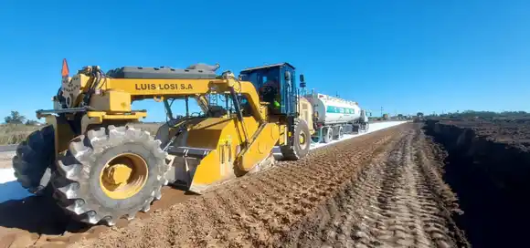 Avanzan las obras de la autopista en la RN 34 a la altura de Sunchales