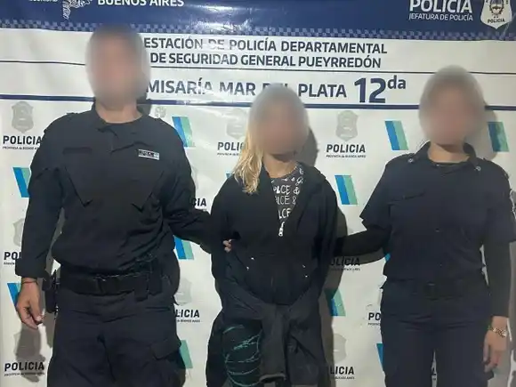 Detienen a una mujer que irrumpió en la casa de su ex y lo atacó a golpes de puño