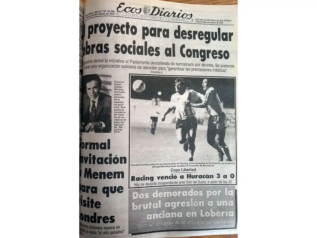 Viernes 24 de enero de 1992