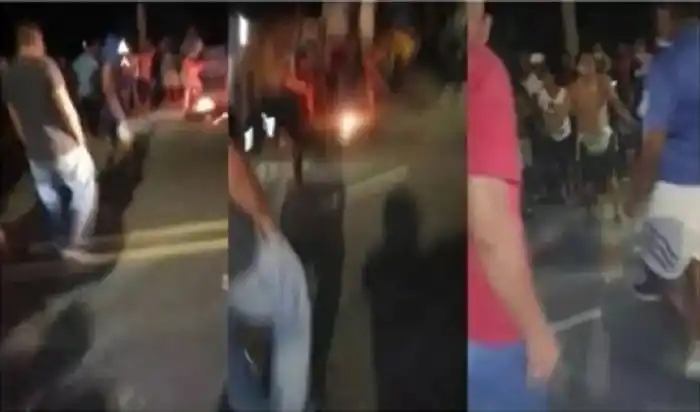 ¡LO PRENDEN EN FUEGO! Linchan a venezolano en Colombia tras señalarlo por un robo