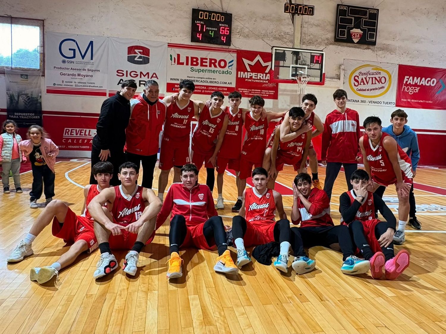 Atenas brilló como local y avanza en la Liga Federal Formativa U17