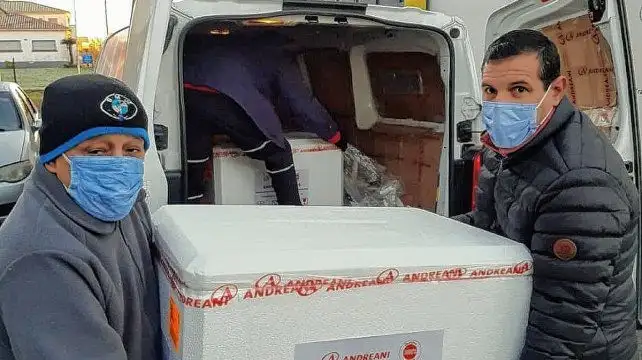 La provincia recibió este martes 34.400 nuevas dosis