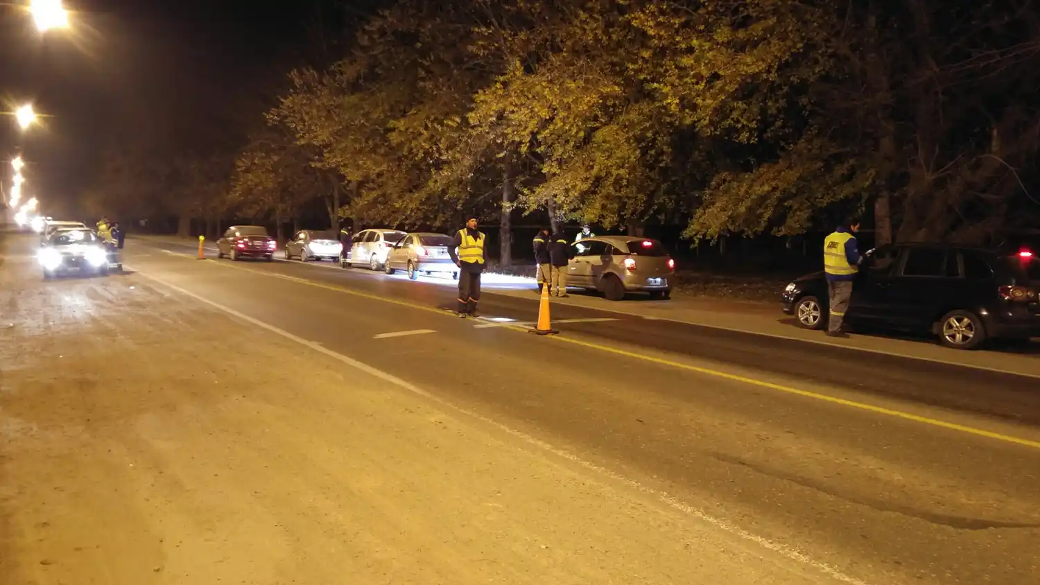 Más de 40 conductores dieron positivo en controles de alcoholemia