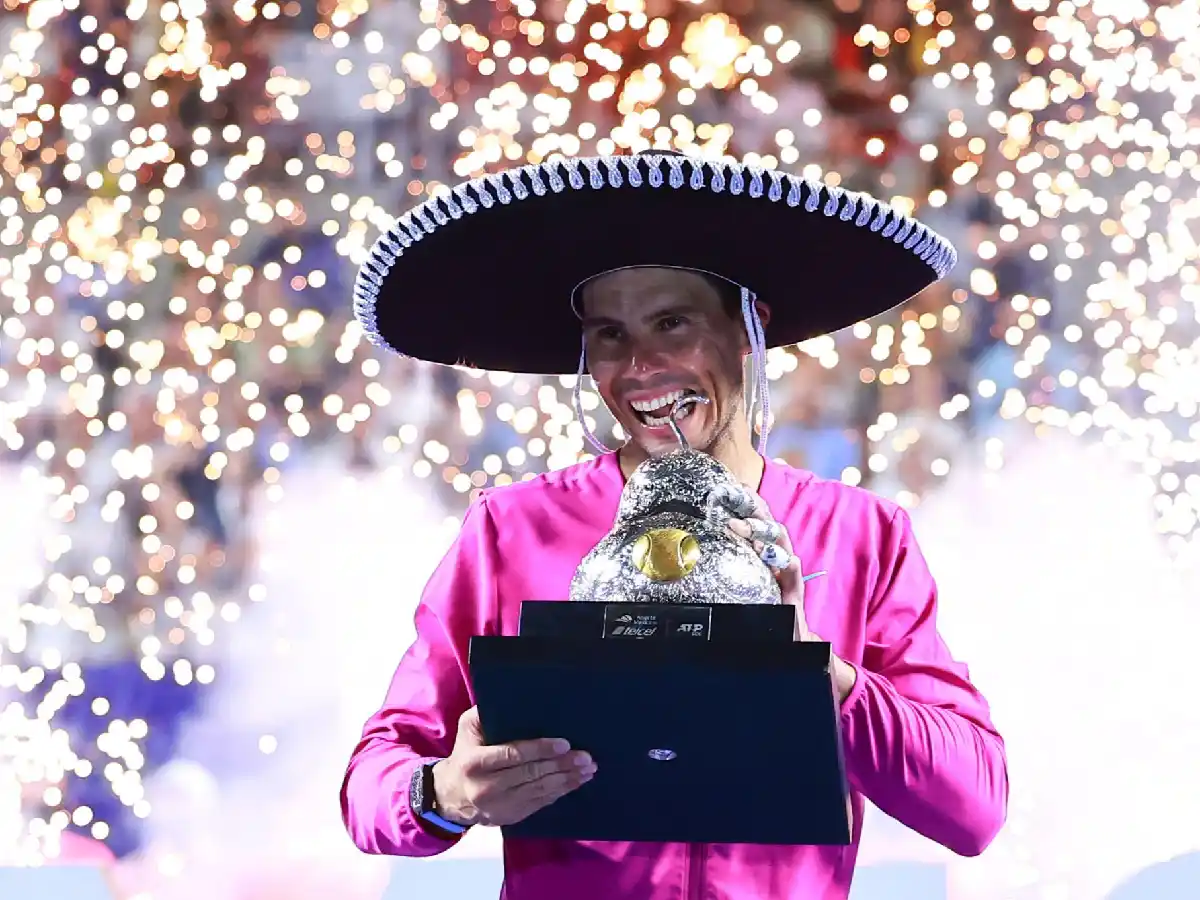 “Rafa” Nadal festejó en México 