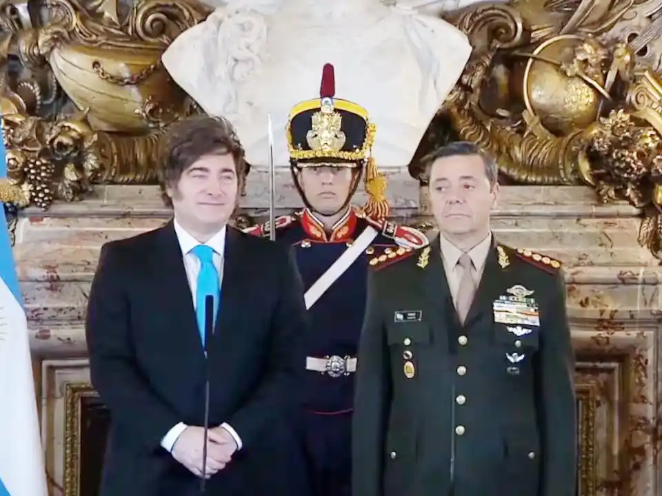 Asumió Carlos Presti en Defensa: Milei tomó juramento ante una primera fila cargada de señales políticas