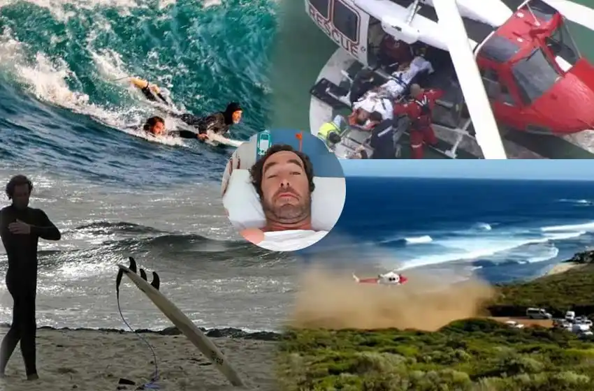 Se recupera en un hospital el argentino que luchó cuerpo a cuerpo con un tiburón