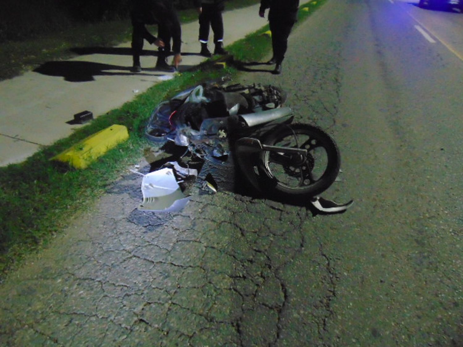 Venado Tuerto: motociclista quedó inconsciente tras accidente de tránsito