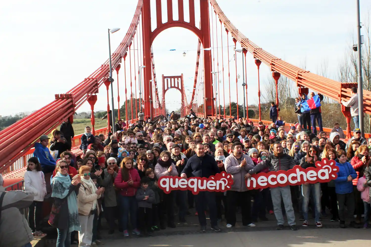 En el 90º aniversario. Se recreó la foto de la inauguración