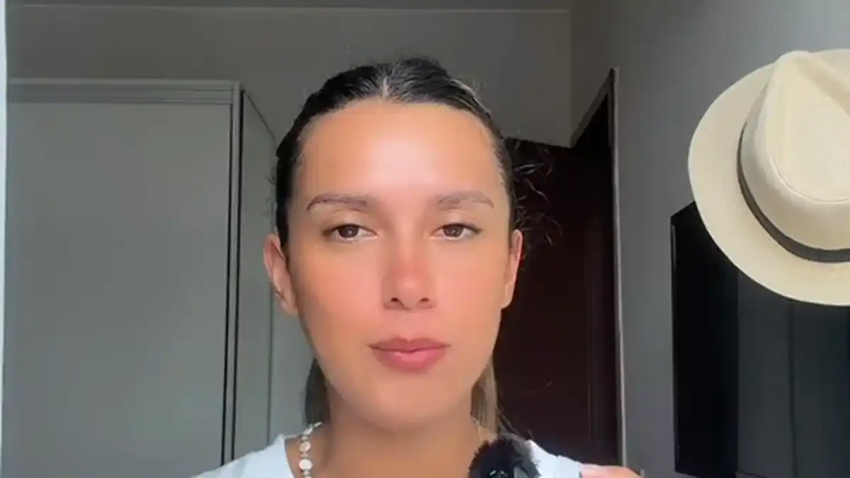 Agostina Páez compartió imágenes de su encierro en Brasil.