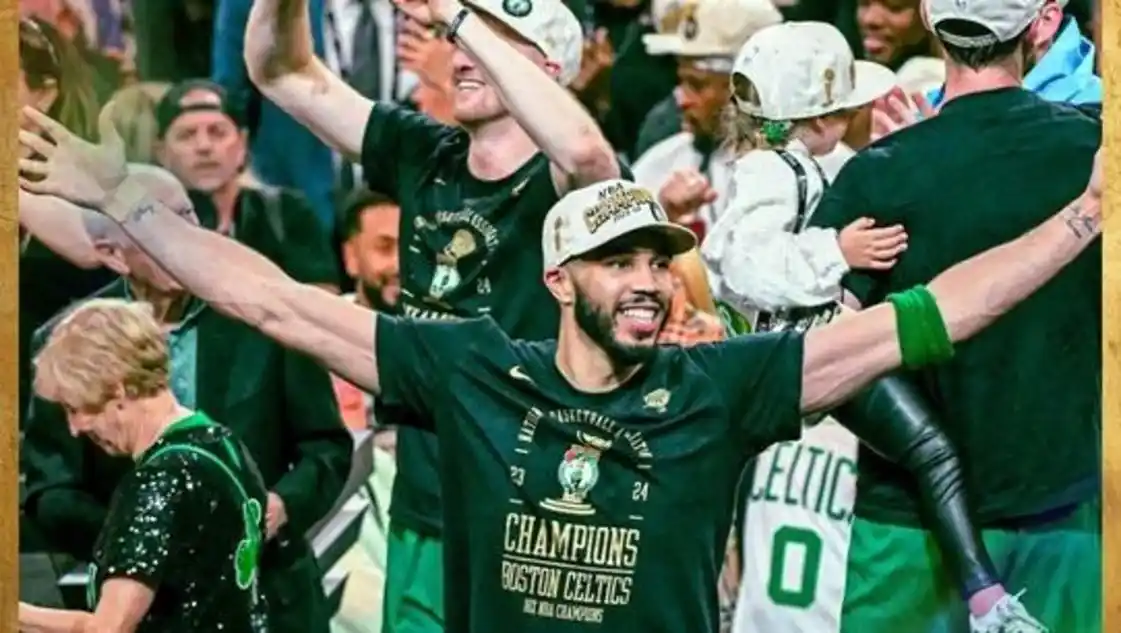Tatum fue figura. Foto: NBA.