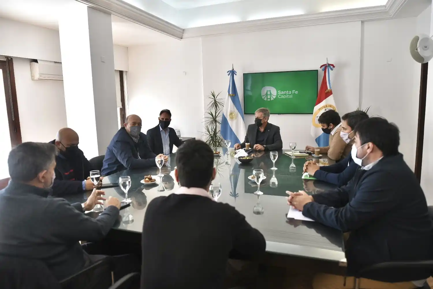 El intendente recibió a las nuevas autoridades del Bureau de Eventos de Santa Fe