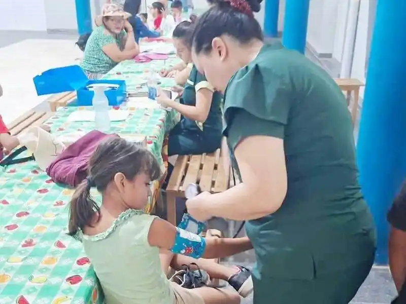 El Hospital de Pozo del Tigre comenzó las 
actividades de la Libreta de salud escolar