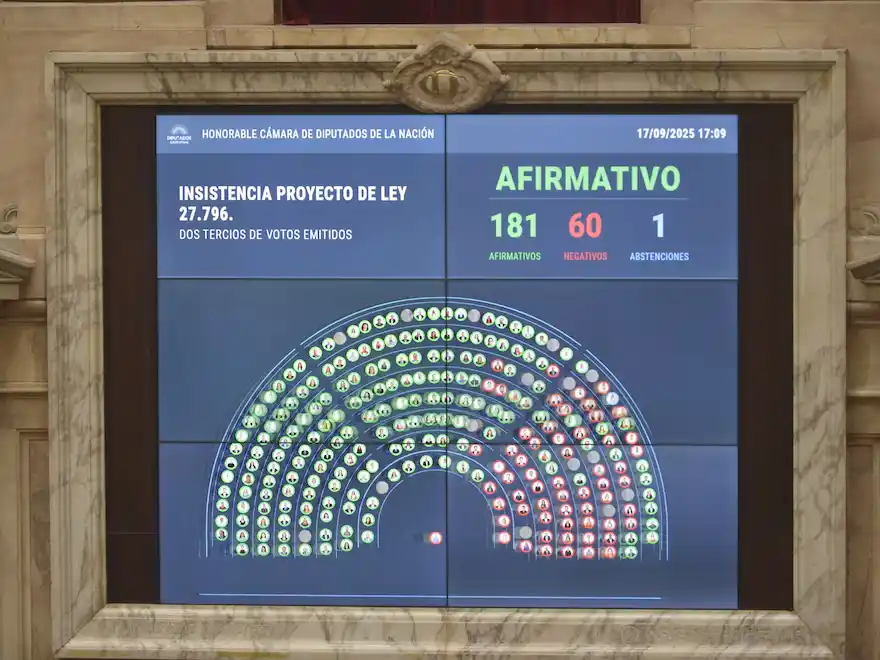 Diputados frenan veto de Milei y avanzan leyes claves sobre Garrahan y Financiamiento Universitario