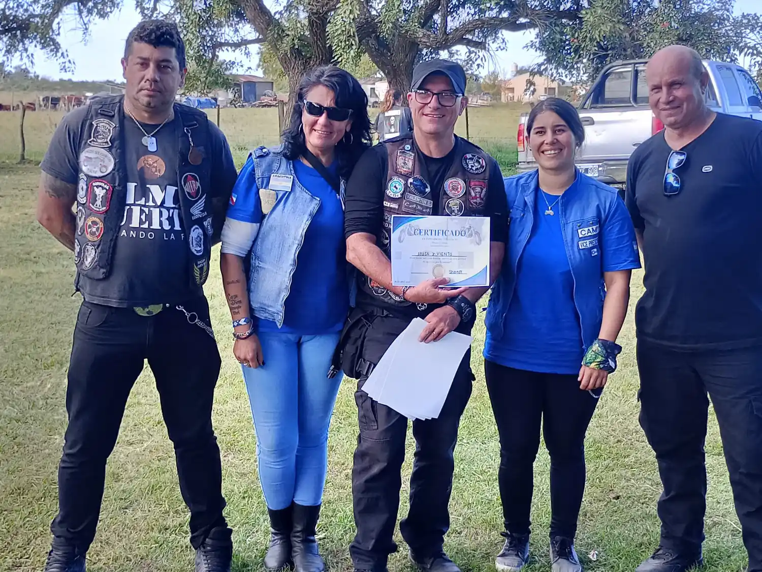 Gran jornada solidaria de moteros en escuelas rurales de Gualeguay