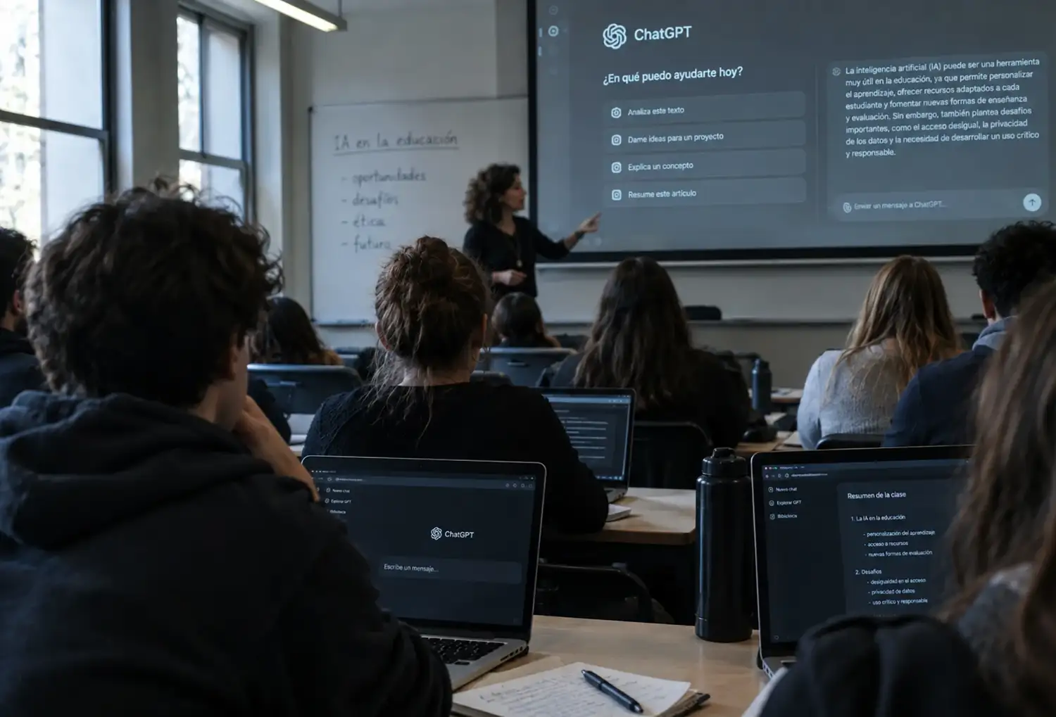 Una escuela desarrolló un innovador proyecto para usar la Inteligencia Artificial en el aula