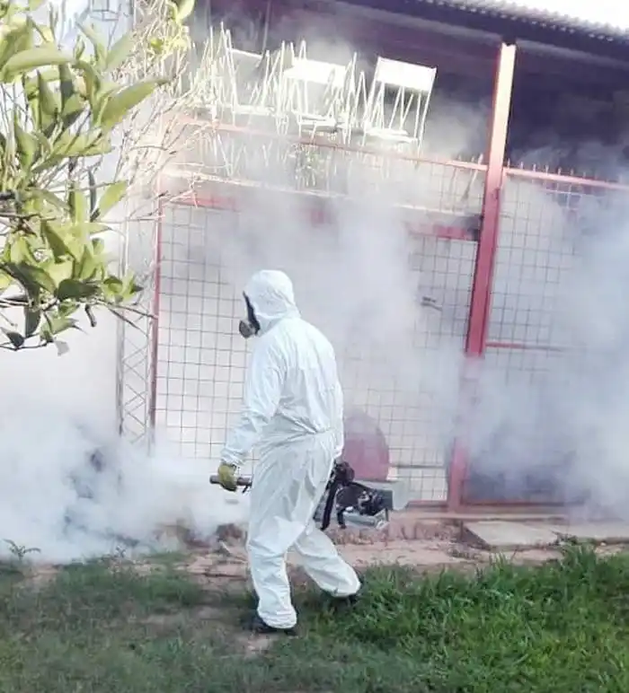 UDAAPA: se intensifica el  programa de fumigación  y desinfección en  espacios públicos