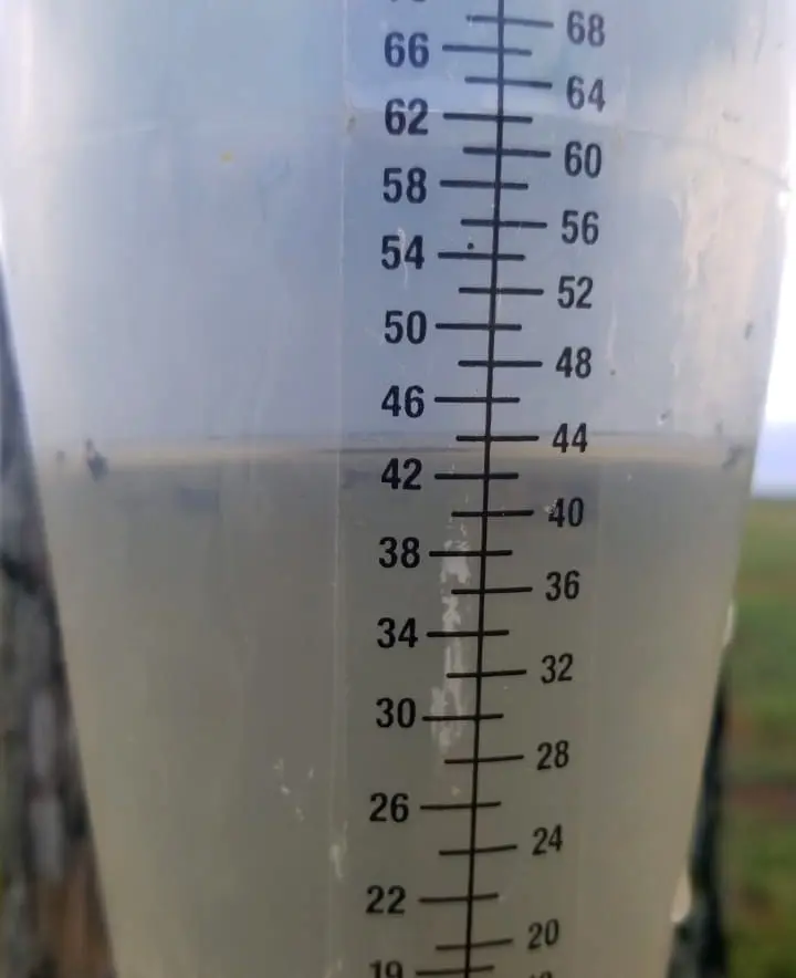 Una lluvia clave para la gruesa de la región